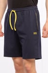 Hugo Boss Bodywear Dark Blue Cotton Loungewear Leg Logo Shorts Size S BNWT