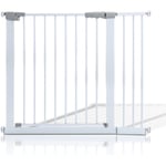 Hengda Barrière de sécurité 97-104cm Grille de protection de porte pour escalier Sans perçage Fermeture automatique de large Blanc