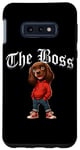 Coque pour Galaxy S10e Boykin Spaniel Dog The Boss Veste cool pour chien Maman Papa