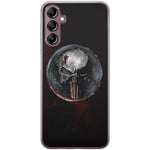 ERT GROUP Coque de téléphone Portable pour Samsung A14 4G/5G Original et sous Licence Officielle Marvel Motif Punisher 004 Parfaitement adapté à la Forme du téléphone Portable, Coque en TPU