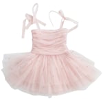 DOLLY by Le Petit Tom Pearl Tyllklänning Ballet Pink | Rosa | 1-3 years