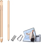 Stylet De Remplacement Slim S Pen Compatible Avec Galaxy Z Fold6 Sans Bluetooth,Stylet À 4096 Niveaux De Pression + Emplacement S-Pen,Stylets Pour Fold5/Fold4/Fold3-Rose(Q592)