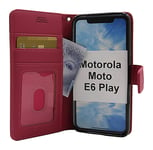 New Standcase Wallet Motorola Moto E6 Play (Hotpink)