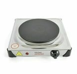 Single Electric Hot Plate Hob Portable Compact Table Top Cooker 1500w