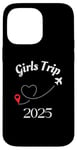 Coque pour iPhone 14 Pro Max Girls Trip 2025 Vacances de voyage pour femmes