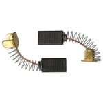 vhbw 2x balais de charbon 10,6 x 6 x 4 mm compatible avec Hitachi / Hikoki CG 14DSDL, CG 18DBL, CG14, CG14DSDL débroussailleuse, senseurs de batterie