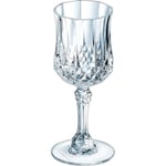 6 likörglas 6cl Longchamp - Cristal d'Arques - Ultratransparent glas med vintagedesign Cristal Look