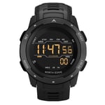 Linbing666 Sports Digital Watches Multifunctional military watch 5 ATM waterproof Luminous,with steps,calories, stopwatch,alarm,Sports Mode,Black