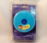 Retro Sony CD Walkman Portable Personal CD Player  - Blue (D-EJ010/LI)