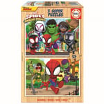 Educa - 2x25 Spidey & His Amazing Friends Træ Puslespil