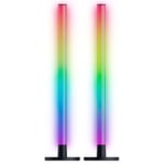 Razer Aether Standing Light Bars - Barres Lumineuses à LED RVB pour Les Joueurs avec Connexion USB-C (40cm x 3,2cm, Chroma RGB, Compatible avec Matter, Google et Alexa, Personnalisable) Noir