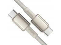 Cable Usb-C Do Usb-C Baseus Tungsten Gold, 100W, 1M (Złoty)