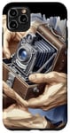 Coque pour iPhone 11 Pro Max Vintage Brownie Appareil photo reflex analogique