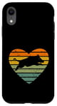 iPhone XR I Love Wild Boars Retro Heart Hunter Boar Case