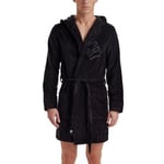 CR7 Cristiano Ronaldo Cotton Bathrobe Svart bomull X-Large Herre