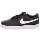 Nike Homme Court Vision Lo Nn Chaussure de marche, Black White Black, 39 EU