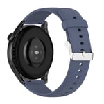 Huawei Watch 3 Pro Strap Flexible Silicone Blue