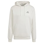 adidas Men's Essentials Fleece Hoodie, Aluminium, M