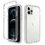 Heltäckande Skal iPhone 12/iPhone 12 Pro Genomskinlig