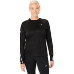 Asics Road Lite-Show LS Topp Svart | Lettvekts Løpetopp for Herre