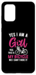 Coque pour Galaxy S20+ Oui je suis une fille Oui c'est mon vélo Non je ne peux pas le conduire