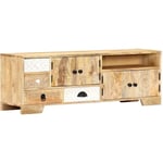 Meuble TV,Banc tv Moderne,Meuble de Rangement 120x30x40 cm Bois massif de manguier CFW597859