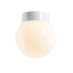 Classic Glob 20cm Led 10W 3000K Vit/Matt Opal Ip44 Taklampa