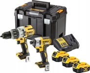 Dewalt Dewalt Combo 18V Elverktygssats Dck276p3t (Dcd996 + Dcf887) 3X5.0Ah Tstak