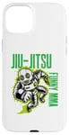 Coque pour iPhone 15 Plus Robot spatial de combat Jiu-Jitsu, MMA, Grappling, Muay Thai