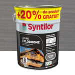 Syntilor - Lasure Xylodhone® Ultra Hautes Performances 8 Ans Gris Acier Satiné 5L+20%