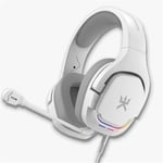 Casque Gaming Alpha Omega Players Atom Blanc