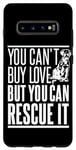 Coque pour Galaxy S10+ Sauvetage chiens amoureux protection des animaux