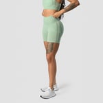 Rush Seamless Shorts, Ice Green Melange