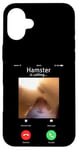 iPhone 16 Plus dank meme hamster staring front camera hamster calling Case