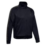 Under Armour Womens Recover Travel Jacket Zip Up Track Top 1346066 001 - Black Textile - Size Medium