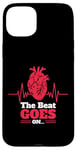 iPhone 15 Plus The Beat Goes On Wear Red Heart Disease Awareness Valentines Case