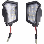 2 st LED-lampor under backspegel välkomstpölar för C30 C70 S40 S60 S80 V40 V50 V70 XC70 XC90 31217838 [DB] Black   White Light