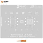 Pochoir De Reballage Sam 1-17 Bga Sam13 Sam14 Pour Samsung A70 A80 A90 Note Exynos7870 9611,Puissance Ic Audio Cpu Maille En Acier En Étain - Type Sam5