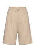 Onlcaro Hw Wide Linen Bl Shorts Cc Tlr Bottoms Shorts Bermudas Beige ONLY