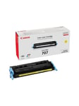 Canon CRG 707 Yellow - Lasertoner Gul