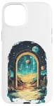 iPhone 15 Plus Cosmic Desert Portal Design for Dreamers and Stargazers Case