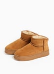 Tu Tan Suede Mini Platform Boots 5 female