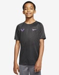 Nike Boy’s Rafa GFX Top (Anthracite) - Age 8-9 - New ~ BV7032 015