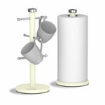 Morphy Richards Mug Tree & Towel Pole Set 974037 Accents in Ivory 