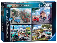 Ravensburger Happy Days Collection No.2 Days Out 4x 500 Piece Jigsaw Puzzle for Adults and Kids Age 10 Years and Up