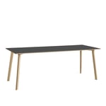 HAY - CPH Deux 210 2.0 Table Untreated Beech Frame L200 X W75 X H73 Stone Grey Top Lacquered Beech Edge - Matbord - Ronan & Erwan Bouroullec - Grå - Trä