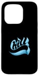 Coque pour iPhone 15 Pro Graphique couleur bleu froid