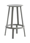 Revolver Bar Stool Low - Sky Grey