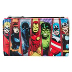 Loungefly - Marvel : Avengers 60th Anniversary Wallet - Exclusivité Amazon - Mignon Portefeuille à Collectionner - Idée Cadeau - pour garçons, Filles, Hommes et Femmes