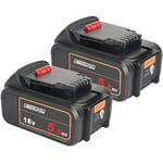 WTL 2X DCB200 5.5Ah pour Batterie DeWalt 5500mAh 18V DCB182 DCB184-XJ XR perceuse à Percussion/Tournevis sans Fil au Lithium-ION